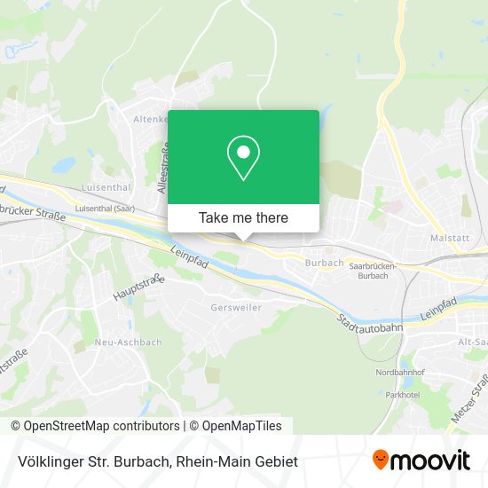 Карта Völklinger Str. Burbach