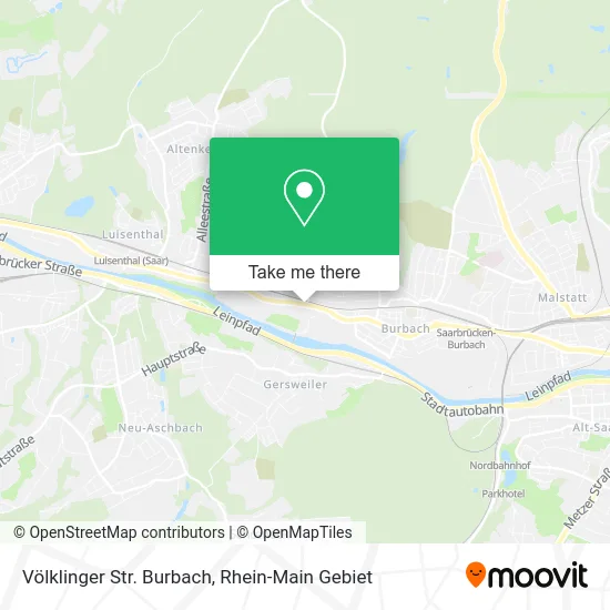 Карта Völklinger Str. Burbach