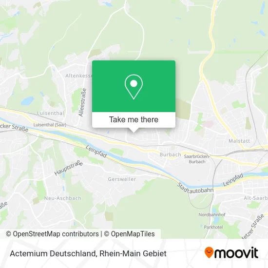 Карта Actemium Deutschland