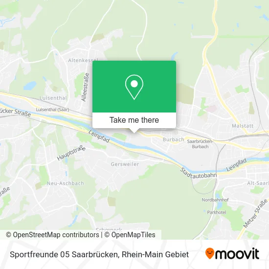 Карта Sportfreunde 05 Saarbrücken