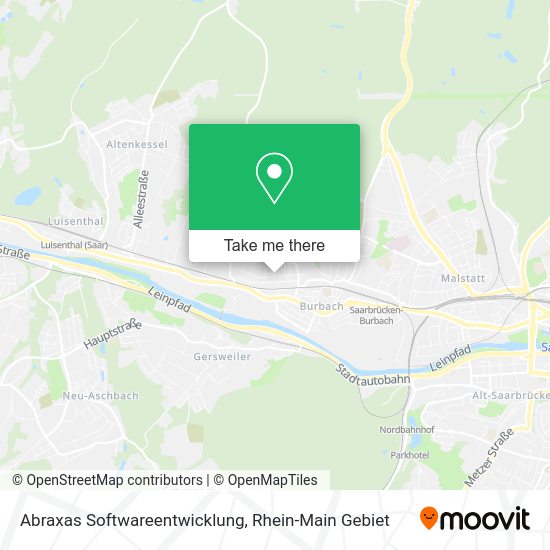 Карта Abraxas Softwareentwicklung