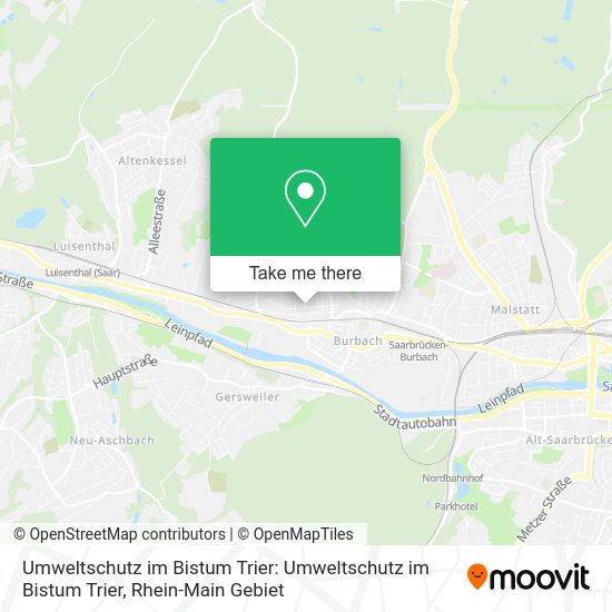 Карта Umweltschutz im Bistum Trier: Umweltschutz im Bistum Trier