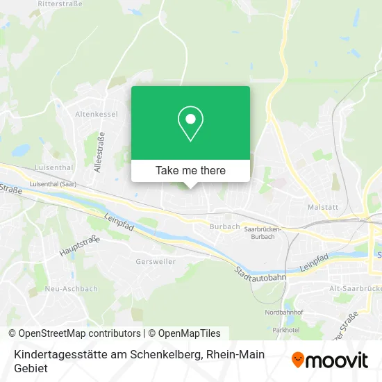 Карта Kindertagesstätte am Schenkelberg