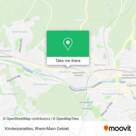 Карта Kinderparadies