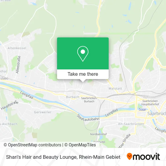 Карта Shari's Hair and Beauty Lounge
