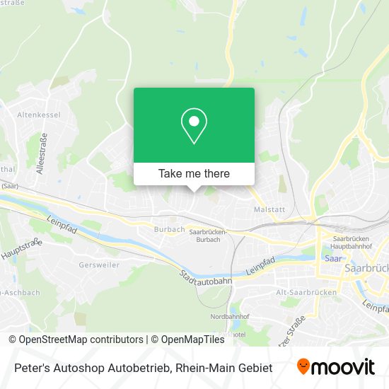 Карта Peter's Autoshop Autobetrieb