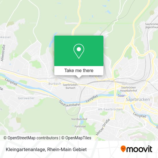 Карта Kleingartenanlage