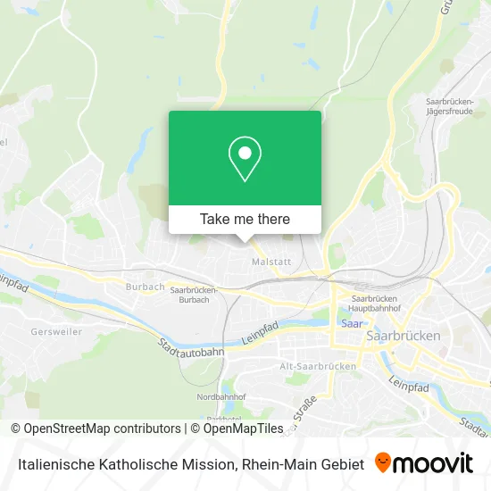 Карта Italienische Katholische Mission