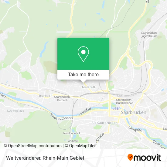 Карта Weltveränderer