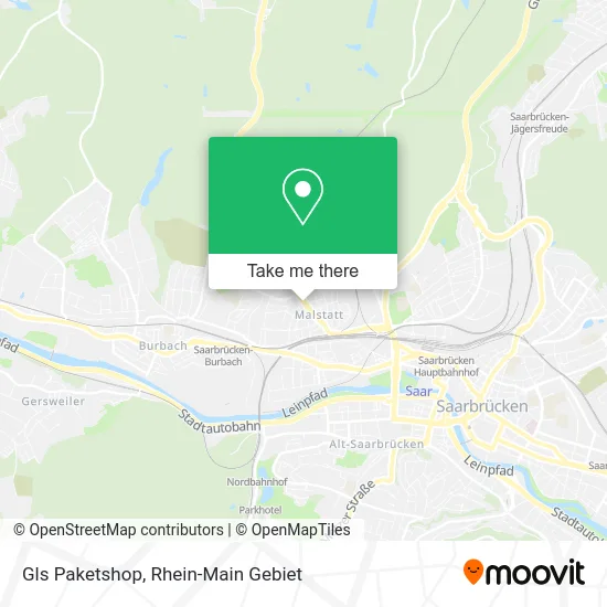 Карта Gls Paketshop