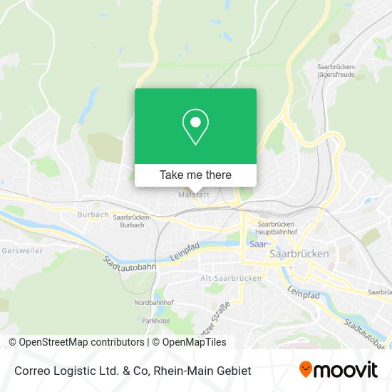 Карта Correo Logistic Ltd. & Co