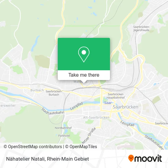 Карта Nähatelier Natali