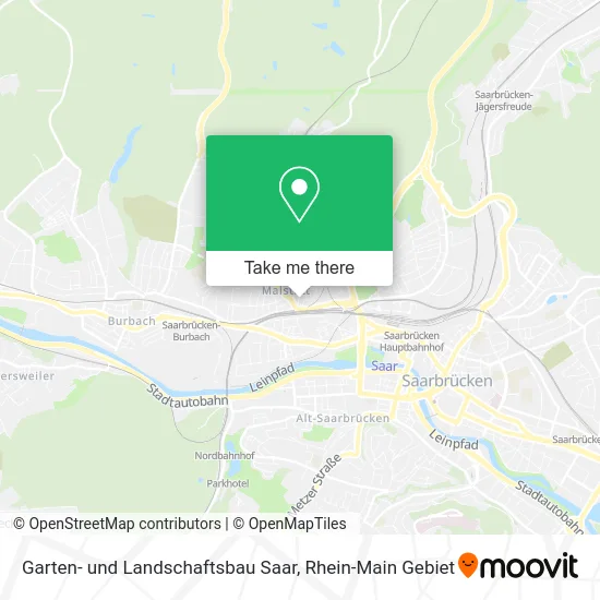 Карта Garten- und Landschaftsbau Saar