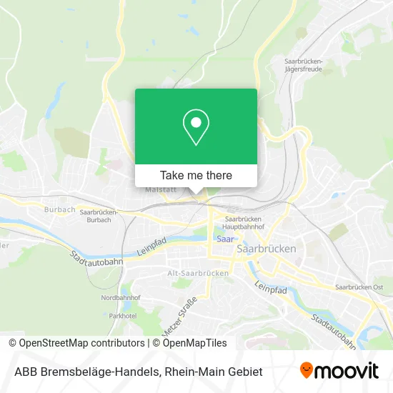 Карта ABB Bremsbeläge-Handels