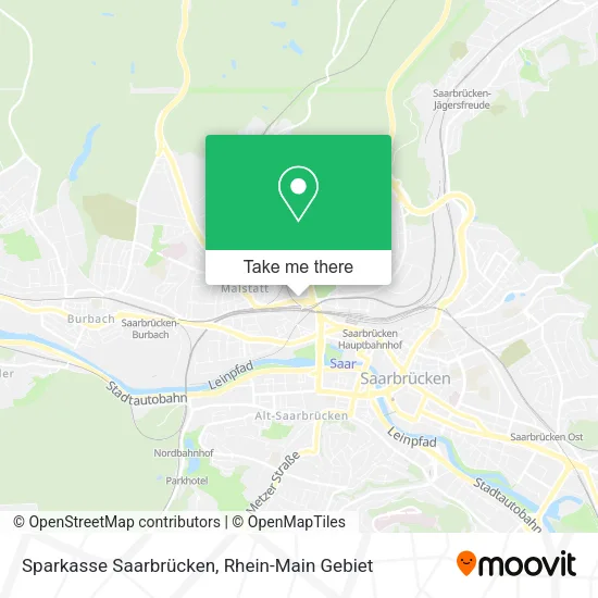 Карта Sparkasse Saarbrücken