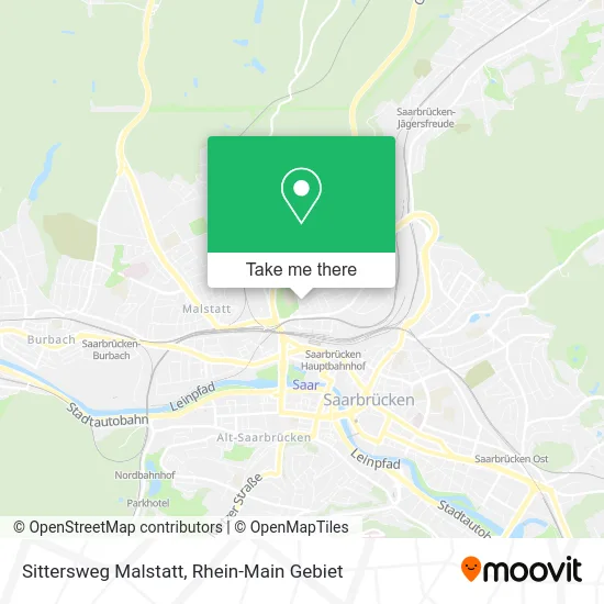 Карта Sittersweg Malstatt