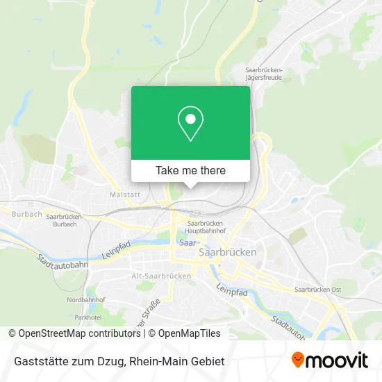 Карта Gaststätte zum Dzug