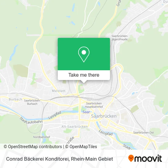 Карта Conrad Bäckerei Konditorei
