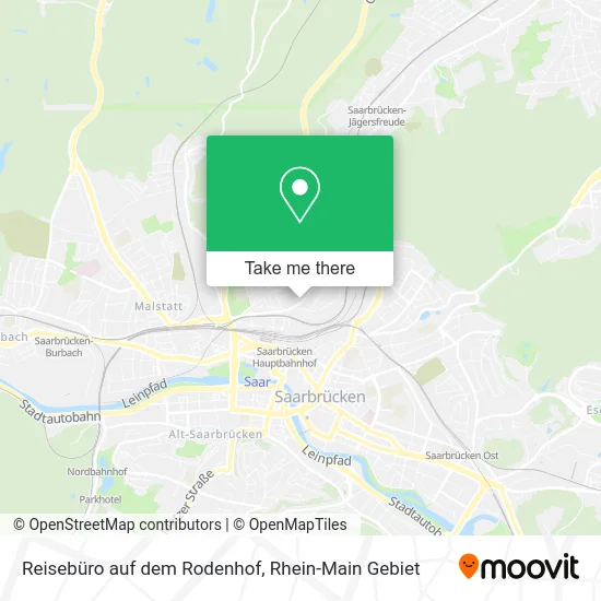 Карта Reisebüro auf dem Rodenhof