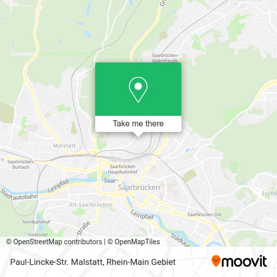Карта Paul-Lincke-Str. Malstatt