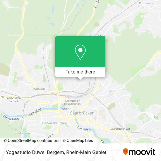 Карта Yogastudio Düwel Bergem