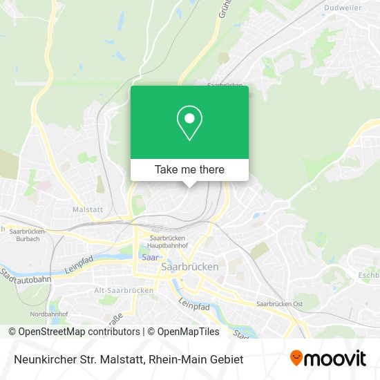 Карта Neunkircher Str. Malstatt
