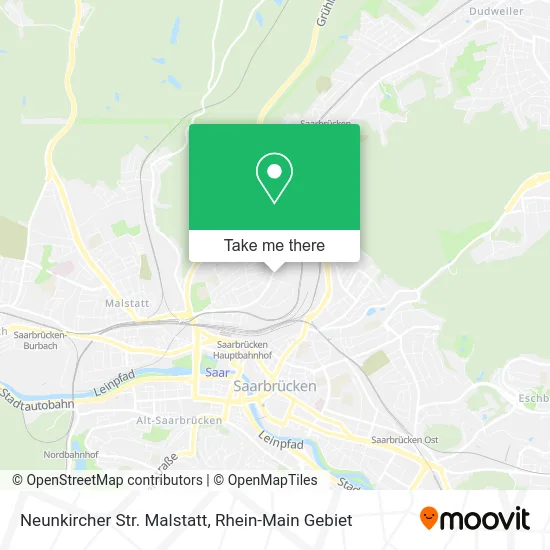 Карта Neunkircher Str. Malstatt