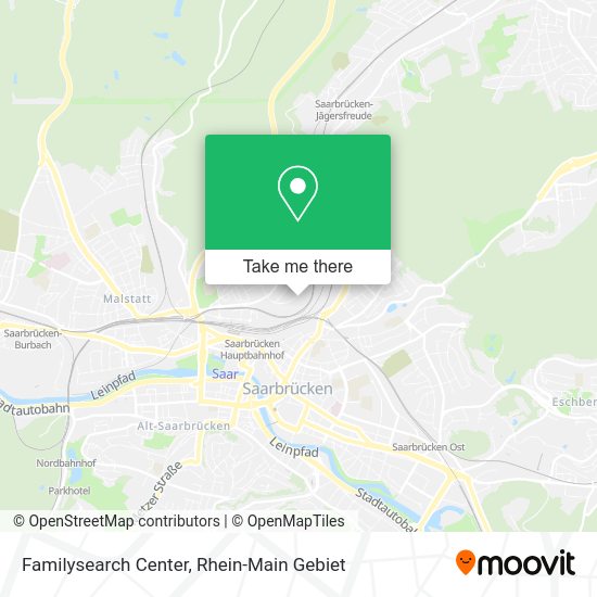 Карта Familysearch Center