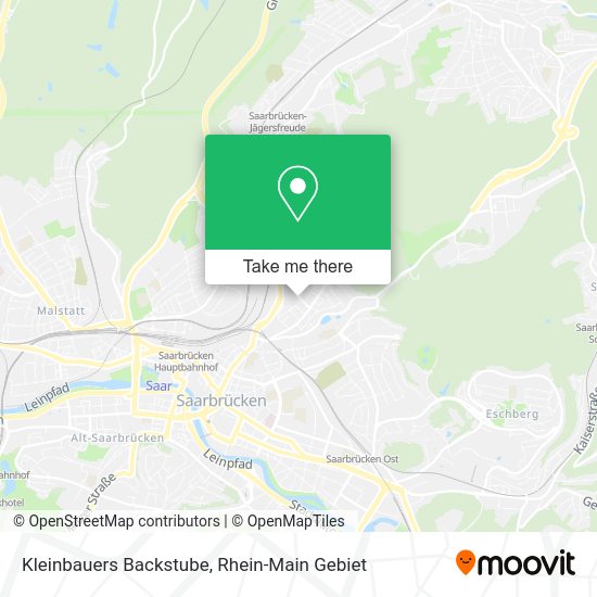 Карта Kleinbauers Backstube