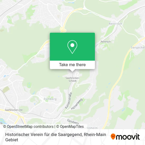 Карта Historischer Verein für die Saargegend