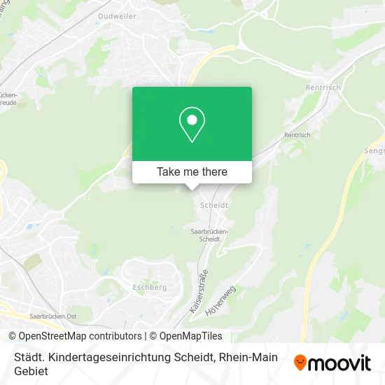 Карта Städt. Kindertageseinrichtung Scheidt
