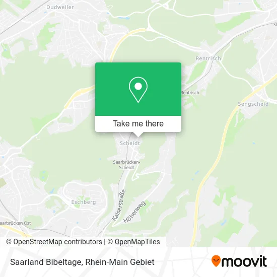 Карта Saarland Bibeltage