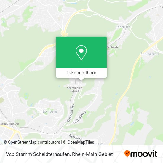 Карта Vcp Stamm Scheidterhaufen