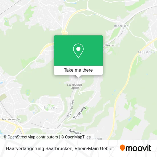 Карта Haarverlängerung Saarbrücken