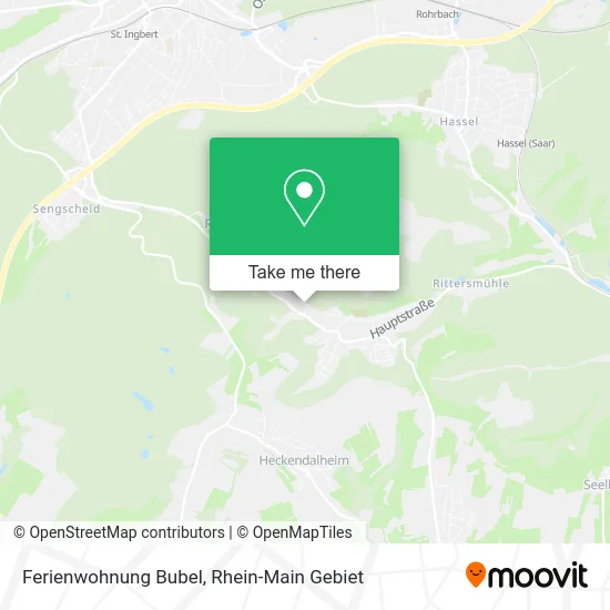 Карта Ferienwohnung Bubel