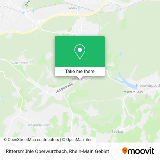 Карта Rittersmühle Oberwürzbach