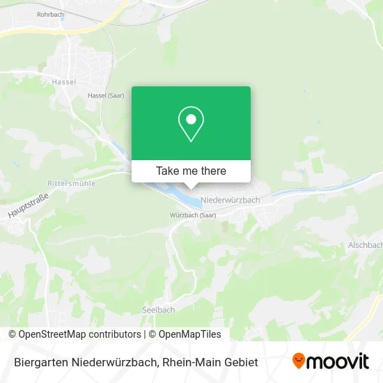 Карта Biergarten Niederwürzbach