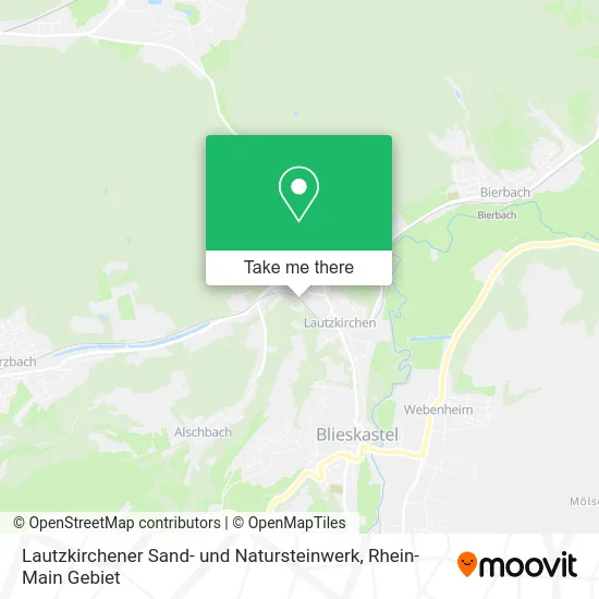 Карта Lautzkirchener Sand- und Natursteinwerk