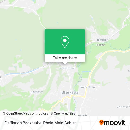 Карта Defflands Backstube