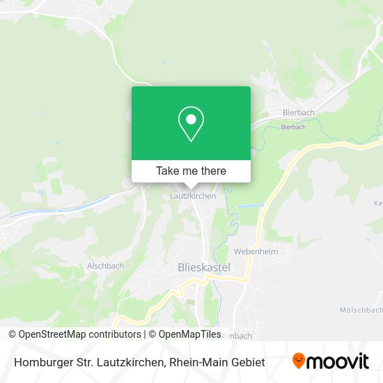 Карта Homburger Str. Lautzkirchen