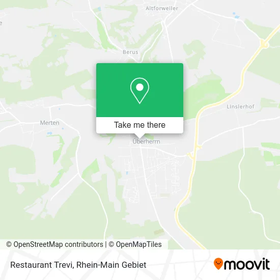 Карта Restaurant Trevi
