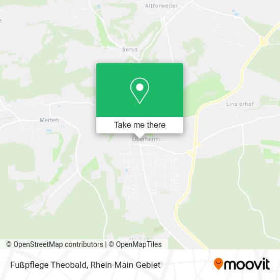 Карта Fußpflege Theobald