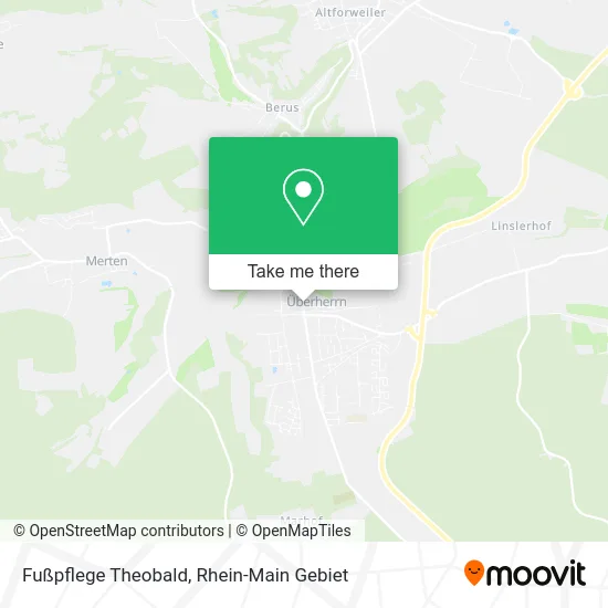 Карта Fußpflege Theobald