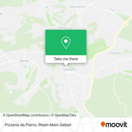 Карта Pizzeria da Pierro