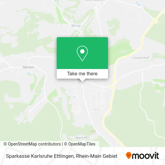 Карта Sparkasse Karlsruhe Ettlingen