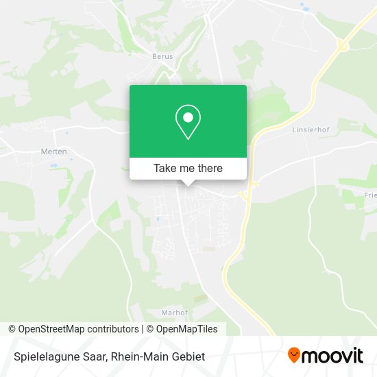 Карта Spielelagune Saar
