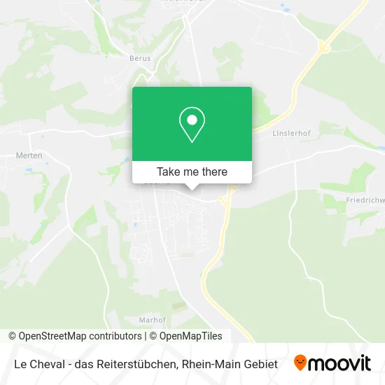 Карта Le Cheval - das Reiterstübchen