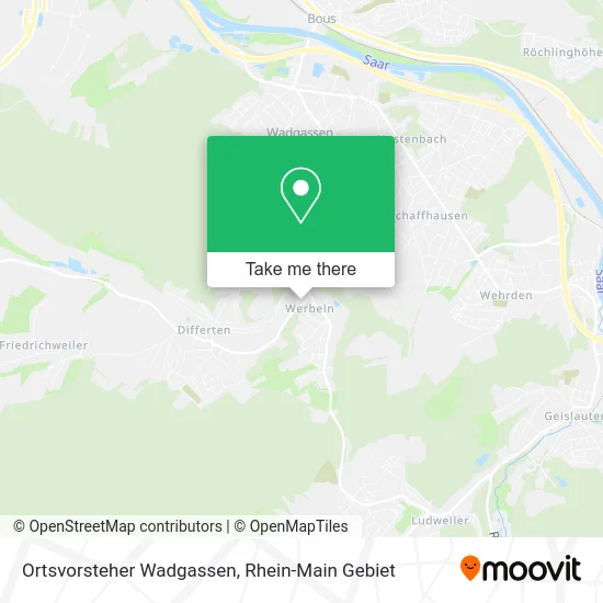 Карта Ortsvorsteher Wadgassen