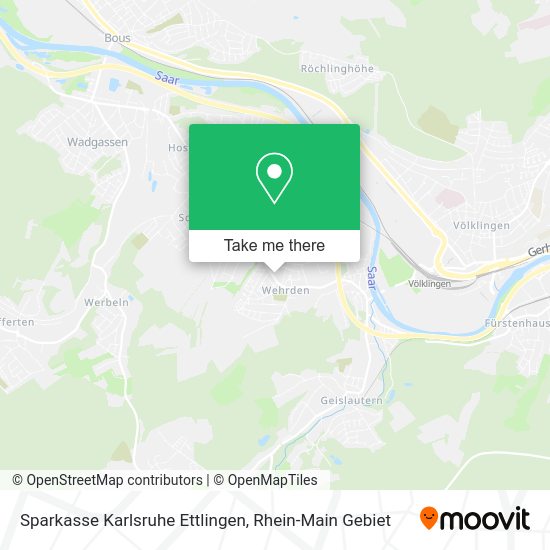 Карта Sparkasse Karlsruhe Ettlingen