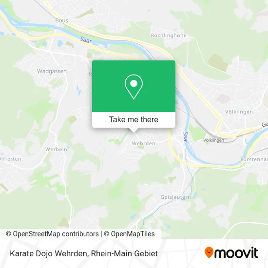 Карта Karate Dojo Wehrden